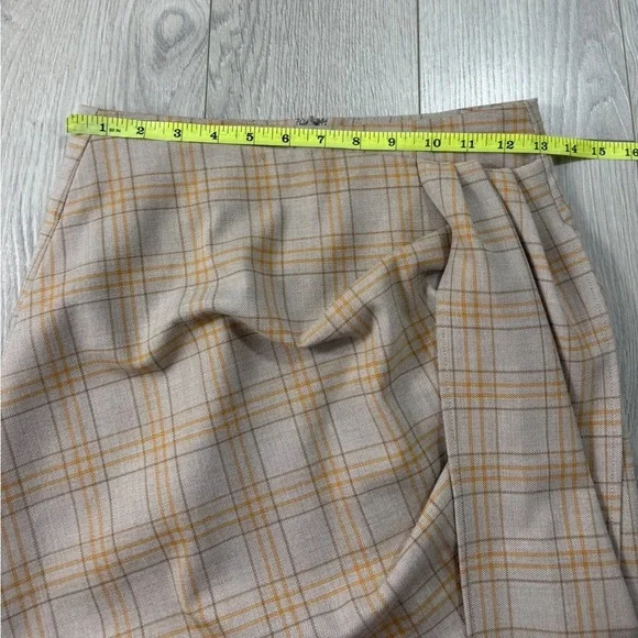 Viktoria & Woods Munich Plaid Wool Skirt Academia - Picture 10 of 11